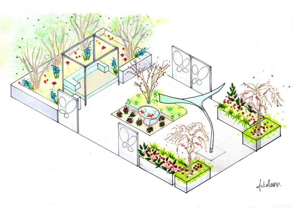 Stingray Garden Design Isometric